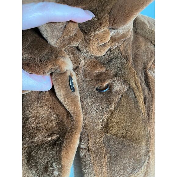 Dasco Filippidis Filippos Genuine Mink Brown Fur Cropped 3/4 sleeve Coat Sz 42 - Picture 4 of 15